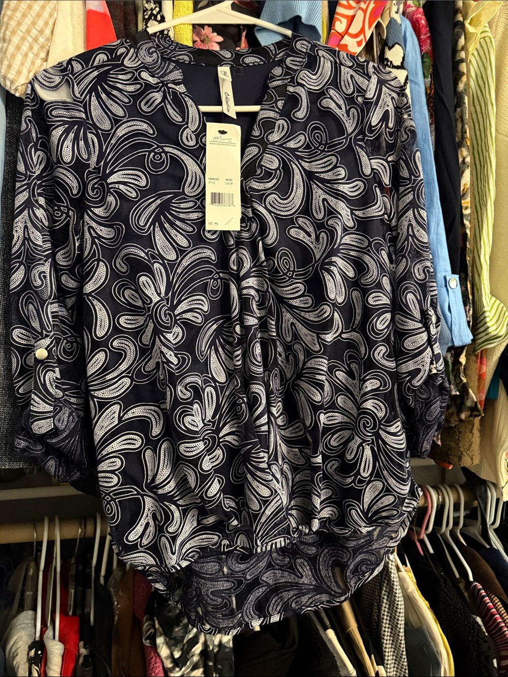 NY collection top small petite NWT